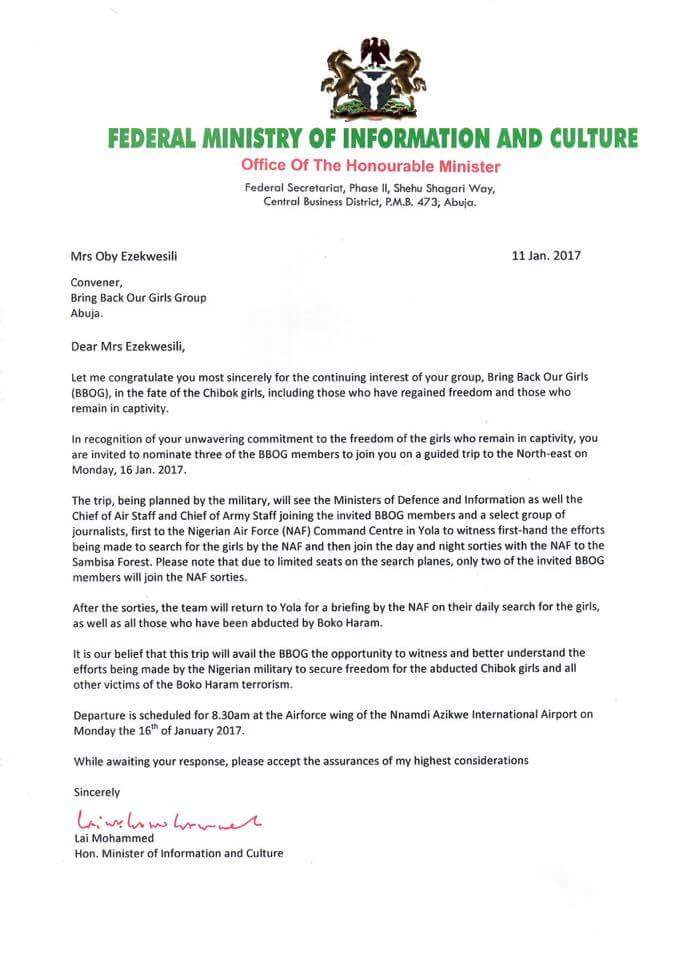 FG's letter